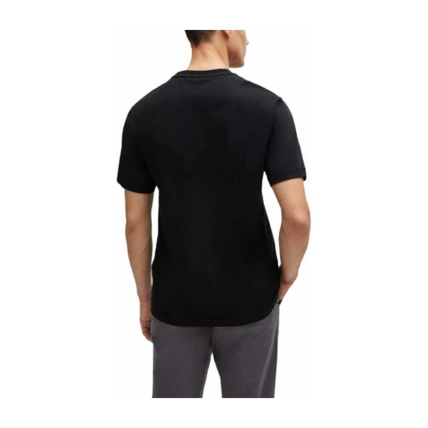 HUGO BOSS FW23 Cotton-Jersey T-Shirt With Music-Inspired Print T