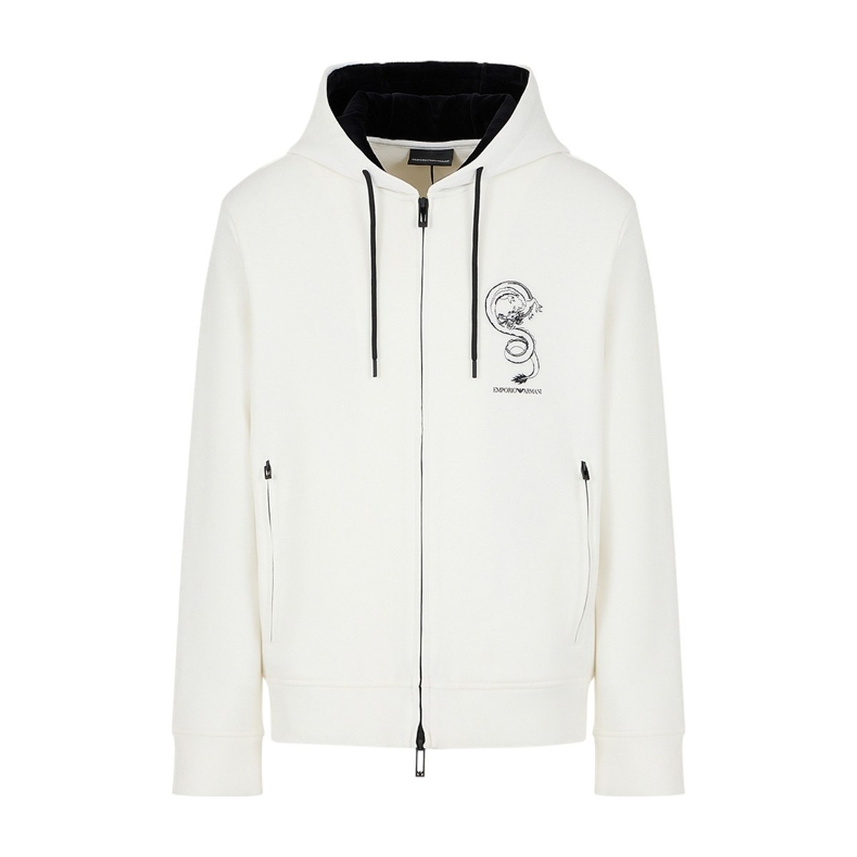 Emporio Armani SS24 Animal Print Hoodie