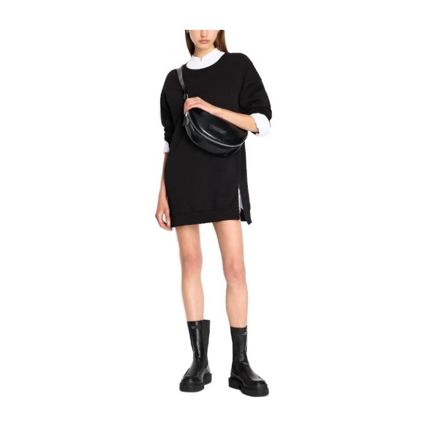 Armani Exchange FW23 Logo Dress Black