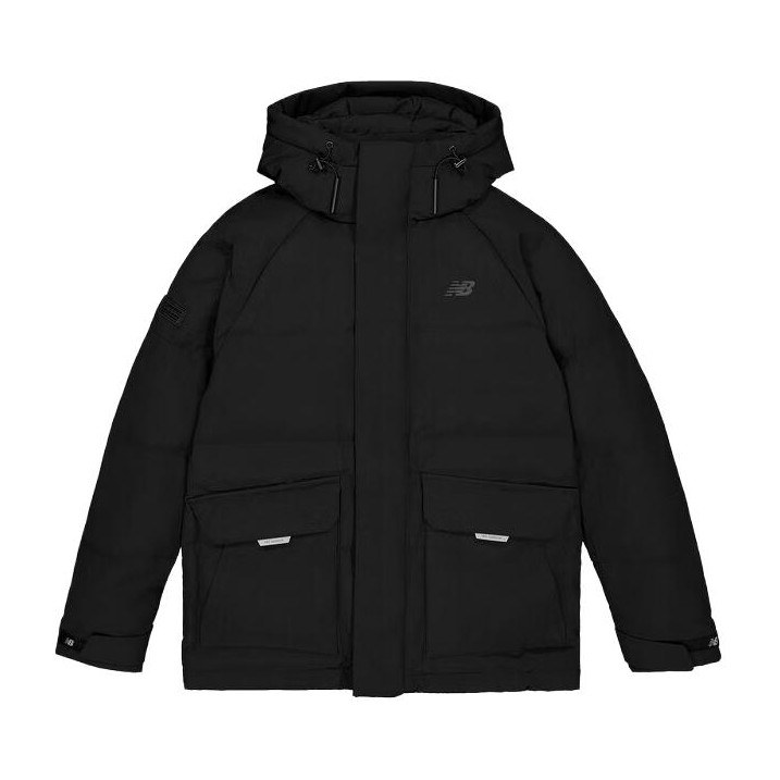 New Balance Down Jacket Hoodie Black