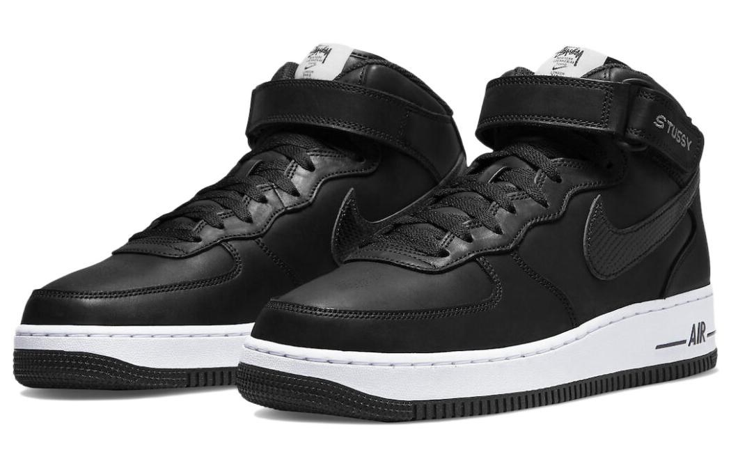 Stussy x Nike Air Force 1 '07 Mid SP Black