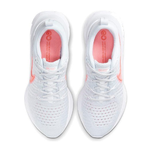 Nike React Infinity Run Flyknit 2 Silver Orange