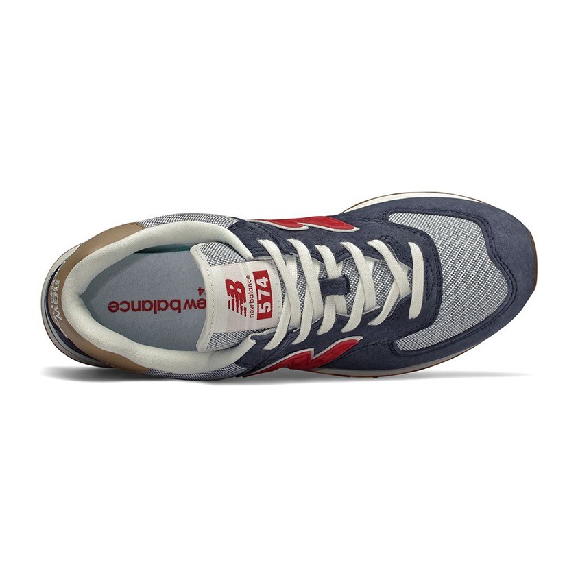 New Balance 574 Night Blue Red