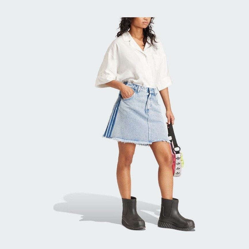 adidas originals Kseniaschnaider Frayed Denim