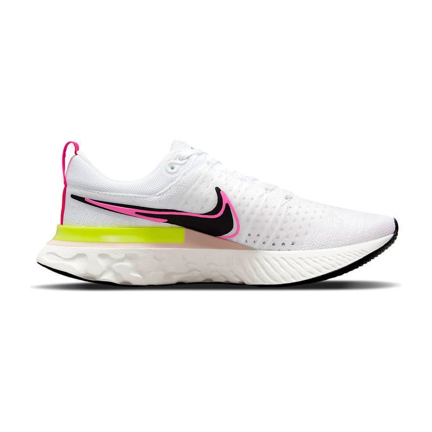 Nike React Infinity Run Flyknit 2 White Black Pink