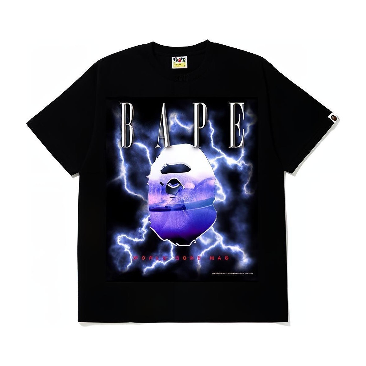 A BATHING APE BAPE LIGHTNING TEE