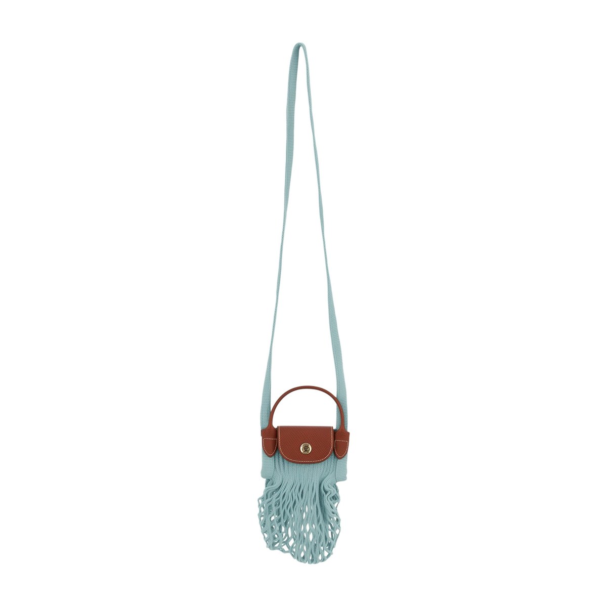 LONGCHAMP Le Pliage Filet 17 Lagoon Blue