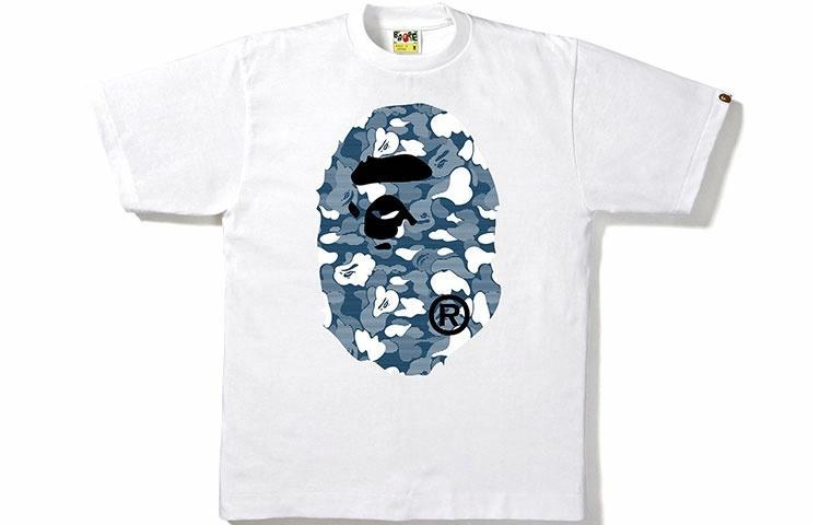 BAPE Cloud Camo Ape Head T-Shirt