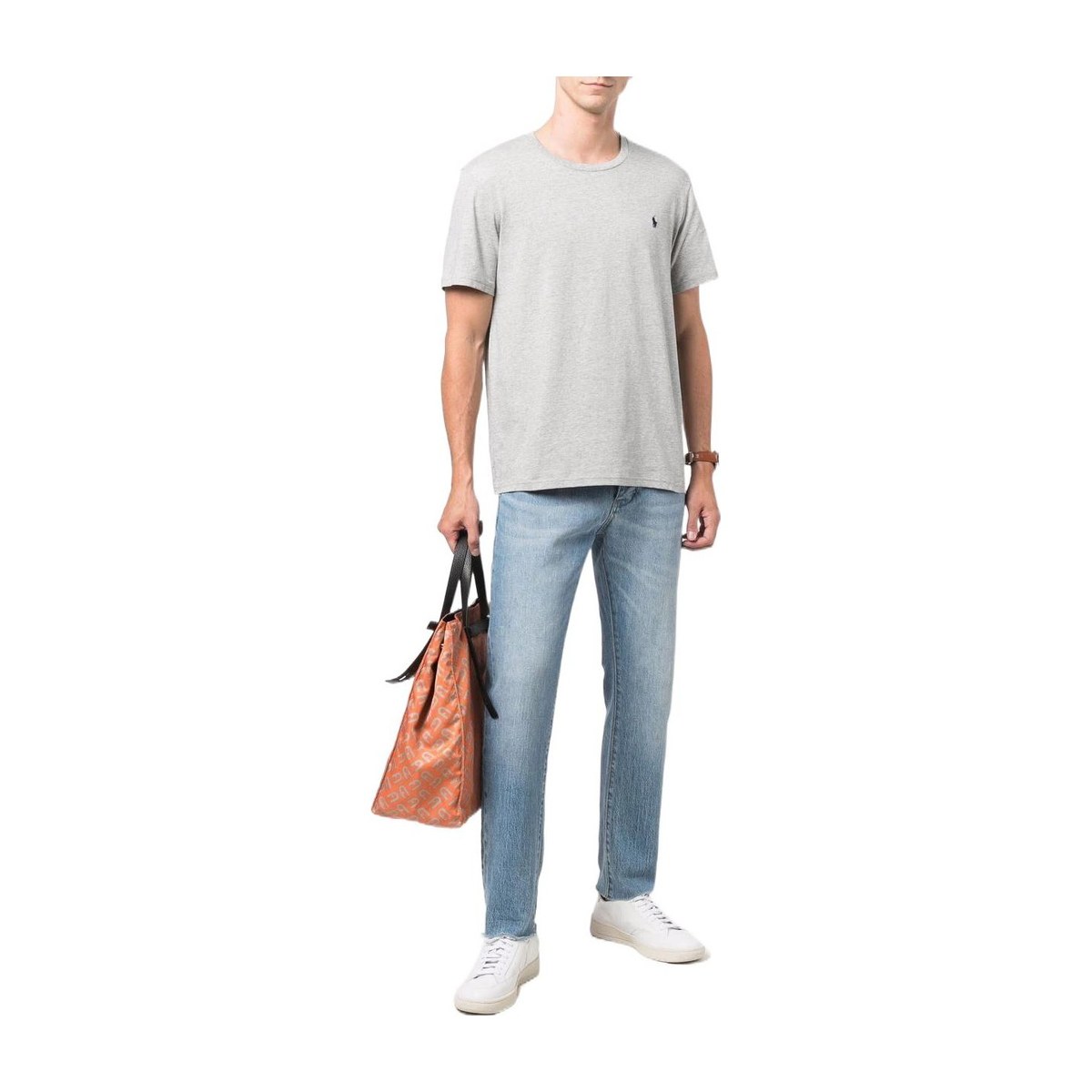 Polo Ralph Lauren SS22 Logo Tee Gray