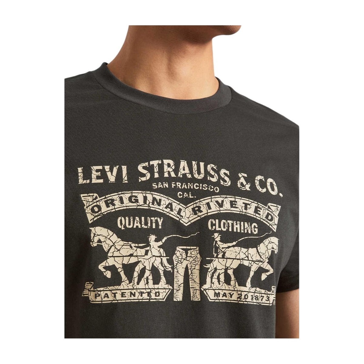 Levi’s SS25 Double Horse Print Knit Tee