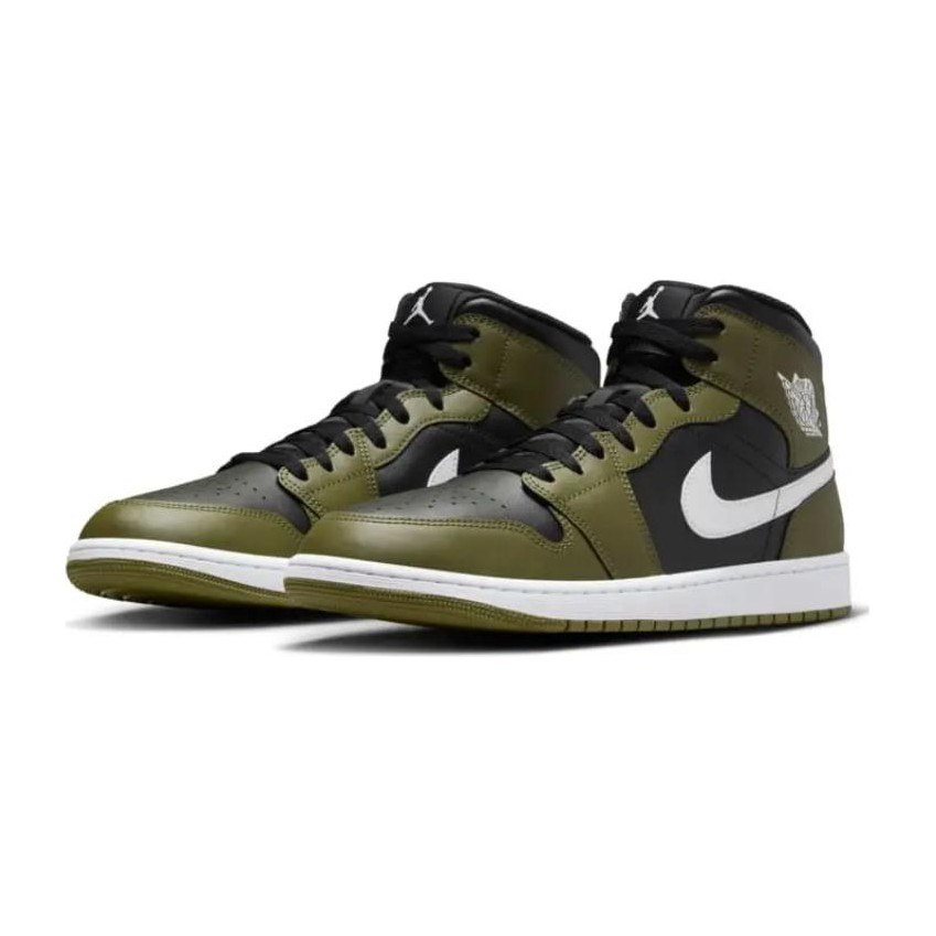 Jordan Air Jordan 1 Mid Green Black