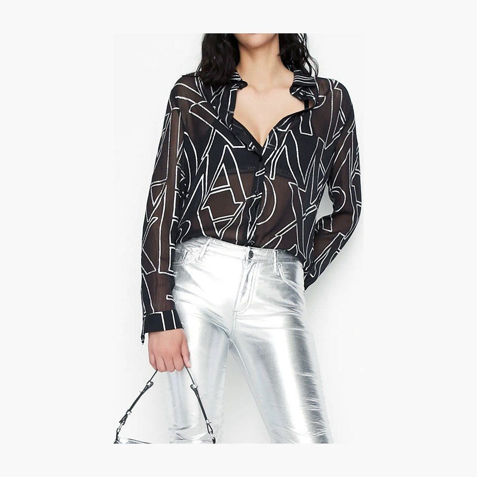 Armani Exchange FW22 Letter Print Shirt