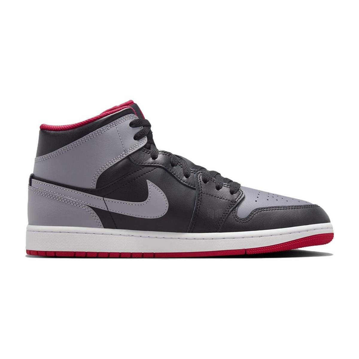 Jordan Air Jordan 1 Mid Grey Black