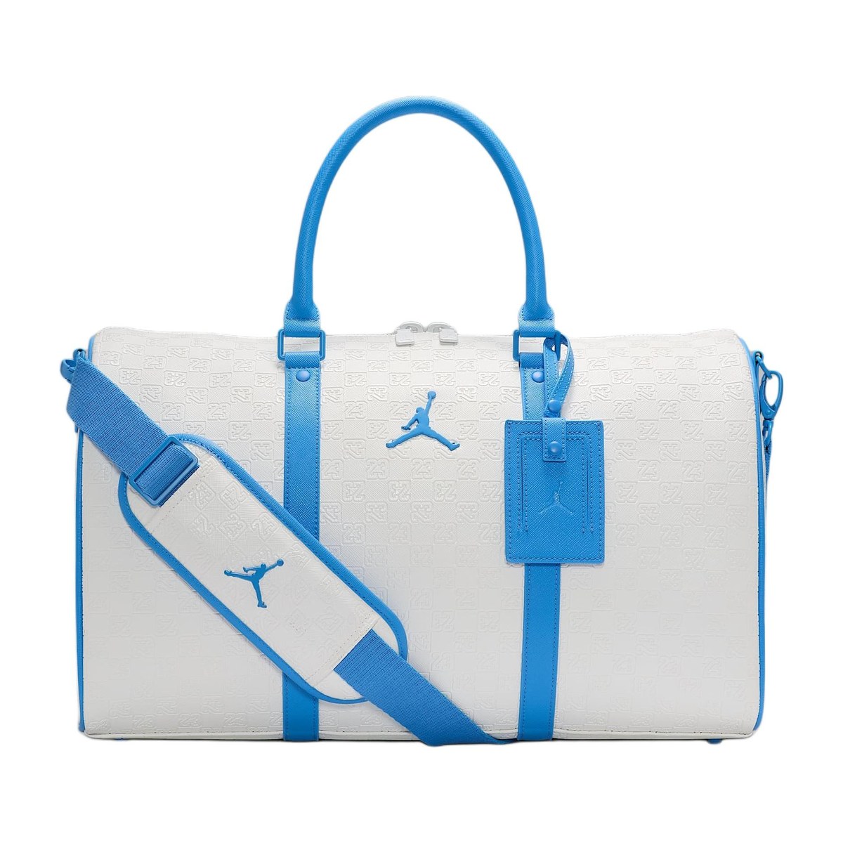 Jordan Monogram Travel Bag White