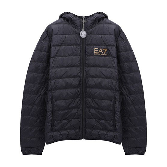 Emporio Armani Quilted Down Jacket Black