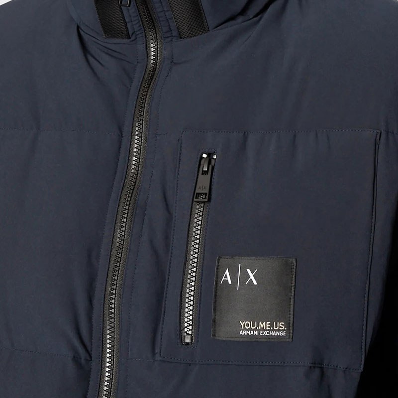 Armani Exchange FW22 Down Jacket Navy