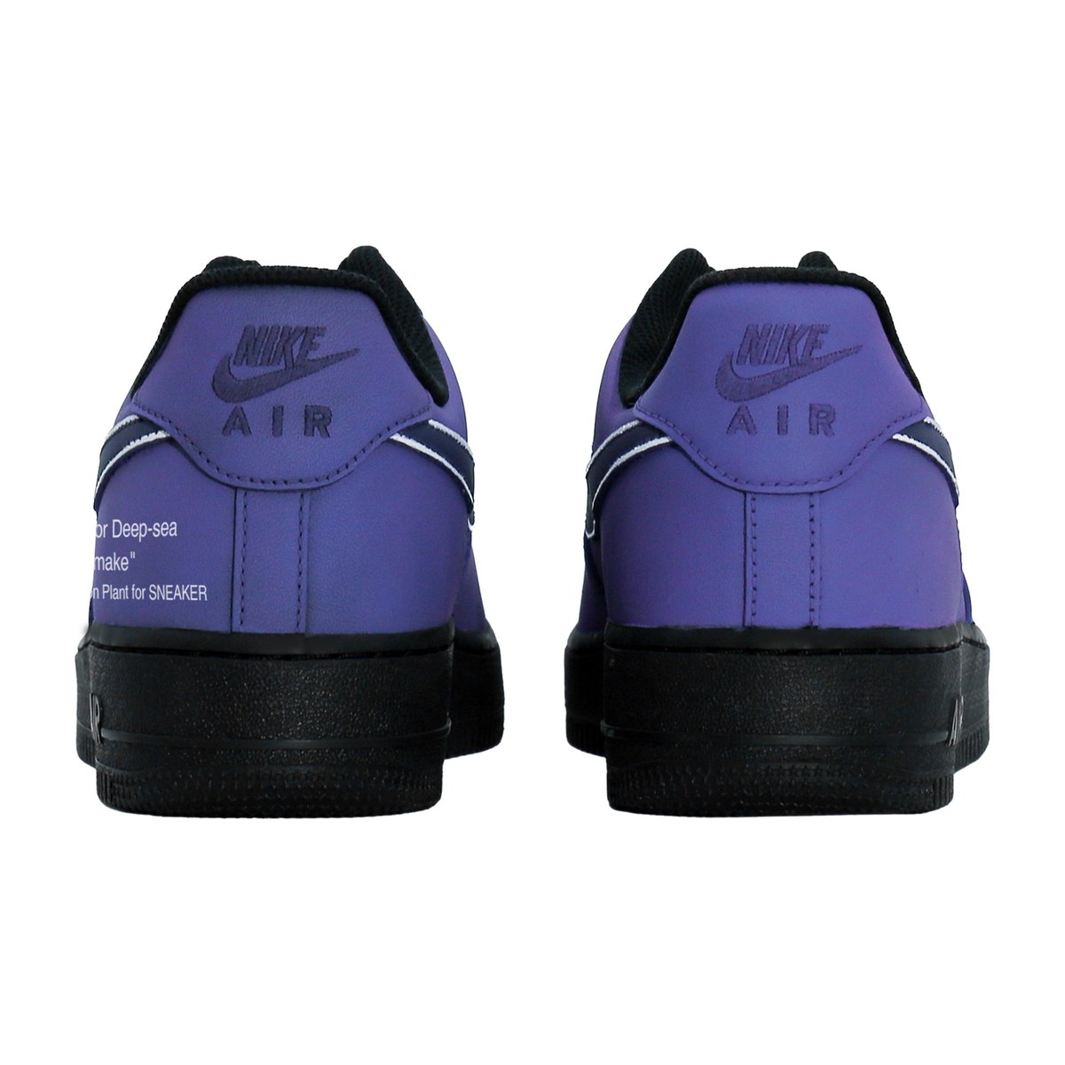 Nike Air Force 1 Black Samurai Purple Toe