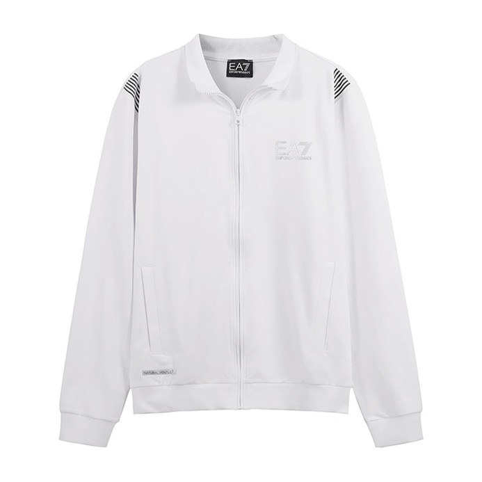 Emporio Armani EA7 SS24 Logo Zip Pants