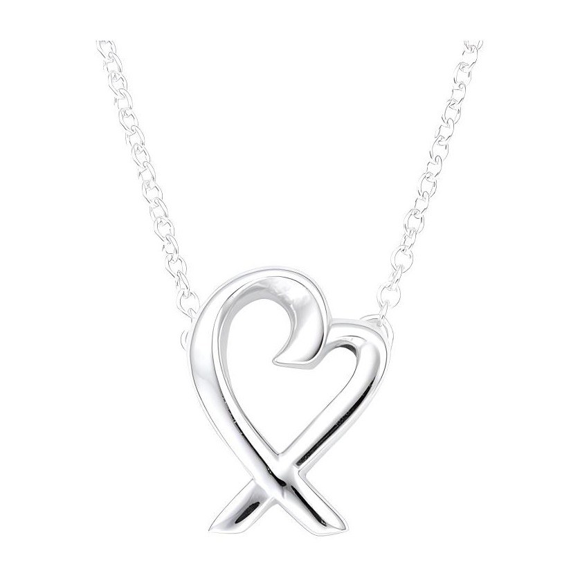 Tiffany & Co. Paloma Picasso Heart Pendant Necklace