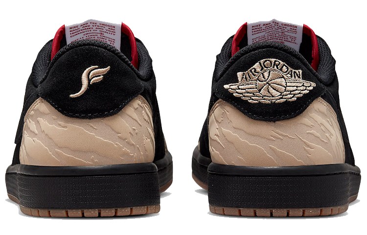 SoleFly x Air Jordan 1 Low OG "Black and Sport Red"