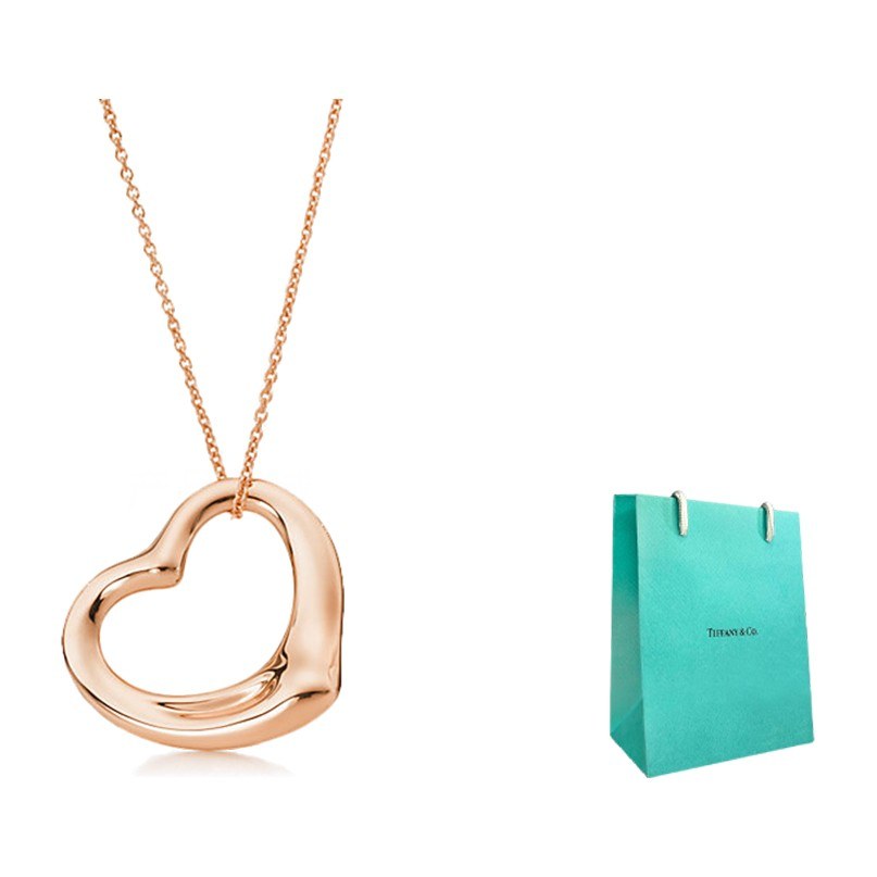Tiffany & Co. Elsa Peretti Rose Gold Necklace