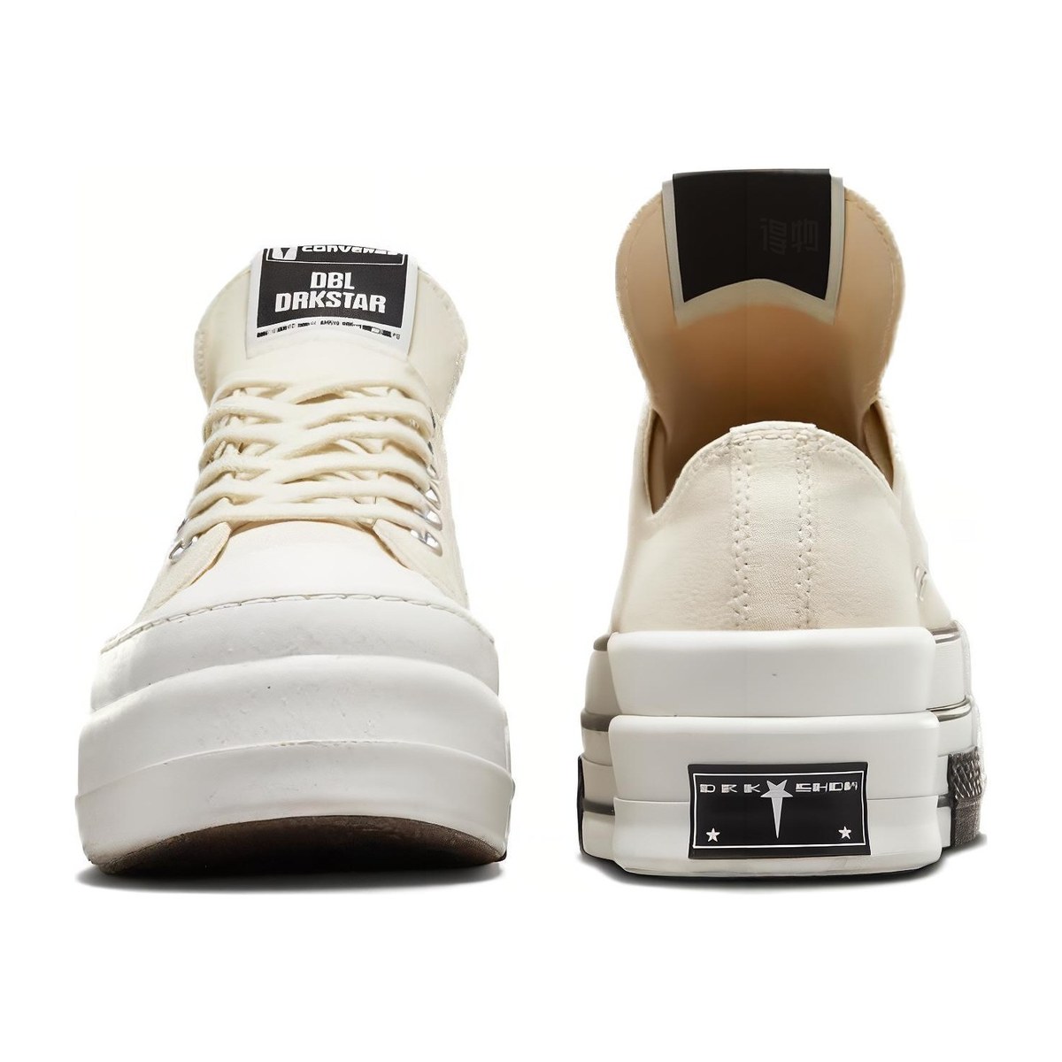 Rick Owens x Converse DBL Drkstar Chuck 70 Beige