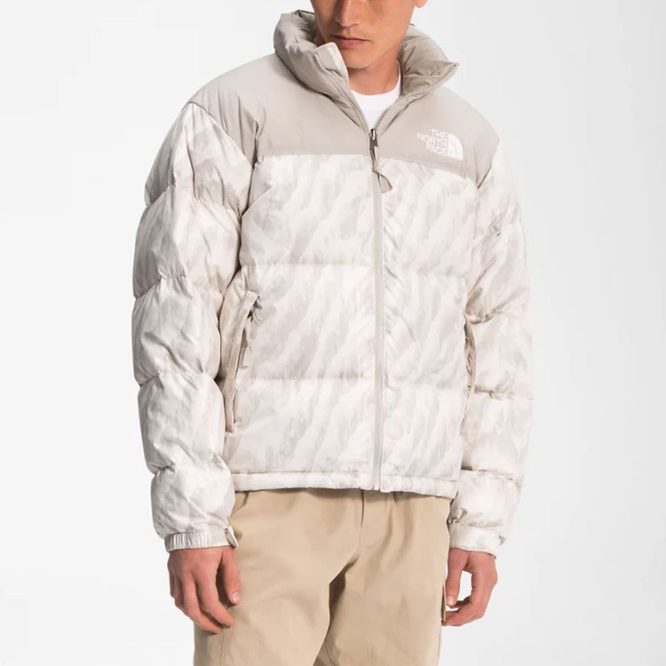 The North Face 1996 Retro Nuptse Silver Grey White