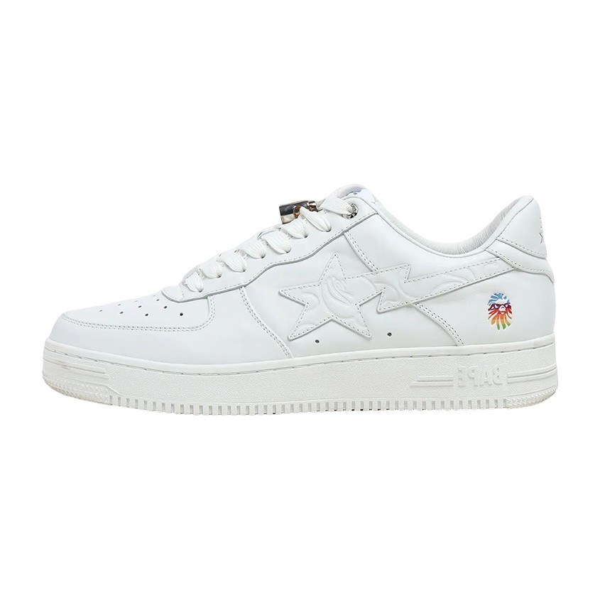 BAPE BLACK x A BATHING APE STA White Silver
