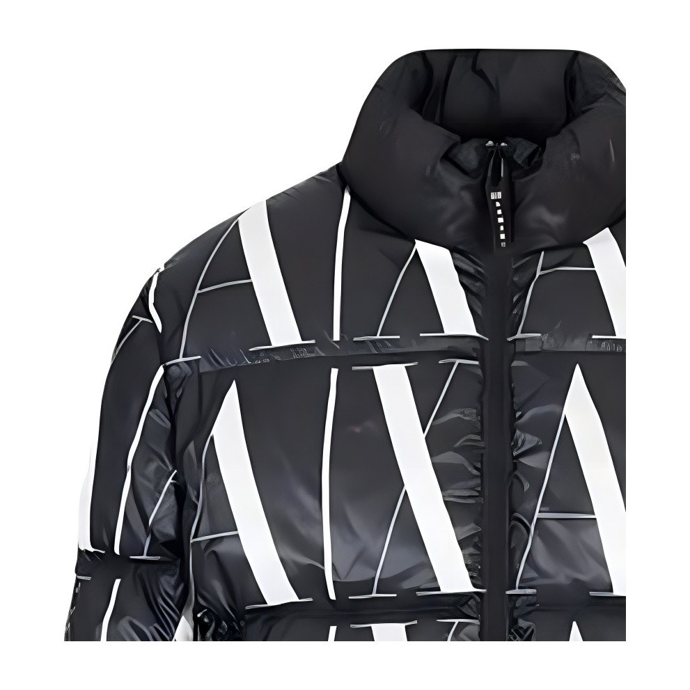Armani Exchange FW22 Logo Puffer Jacket Black