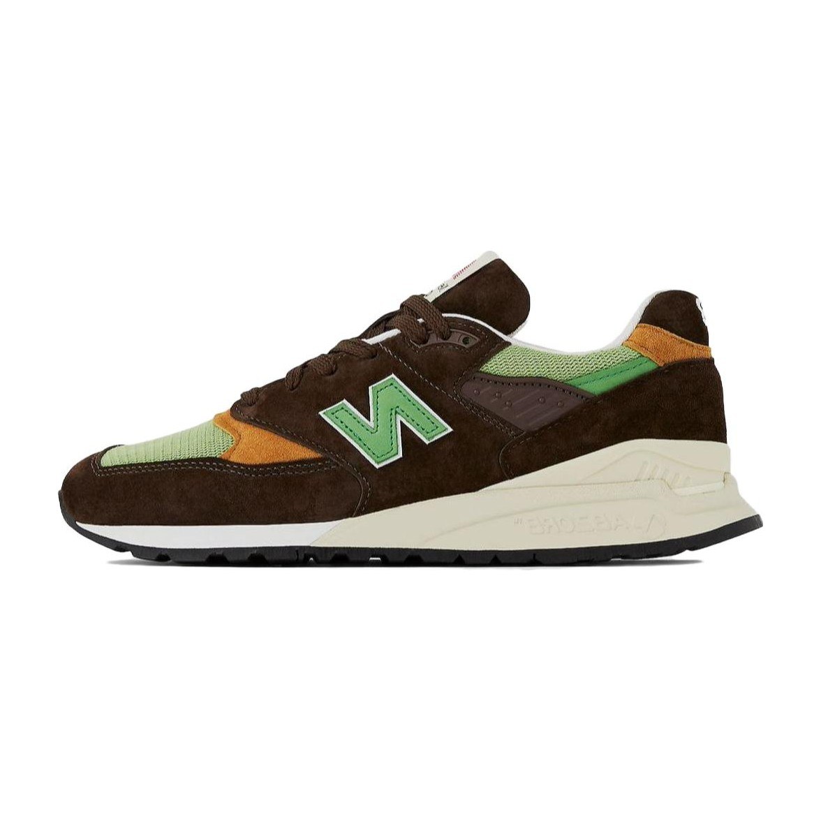 New Balance 998 Brown Green