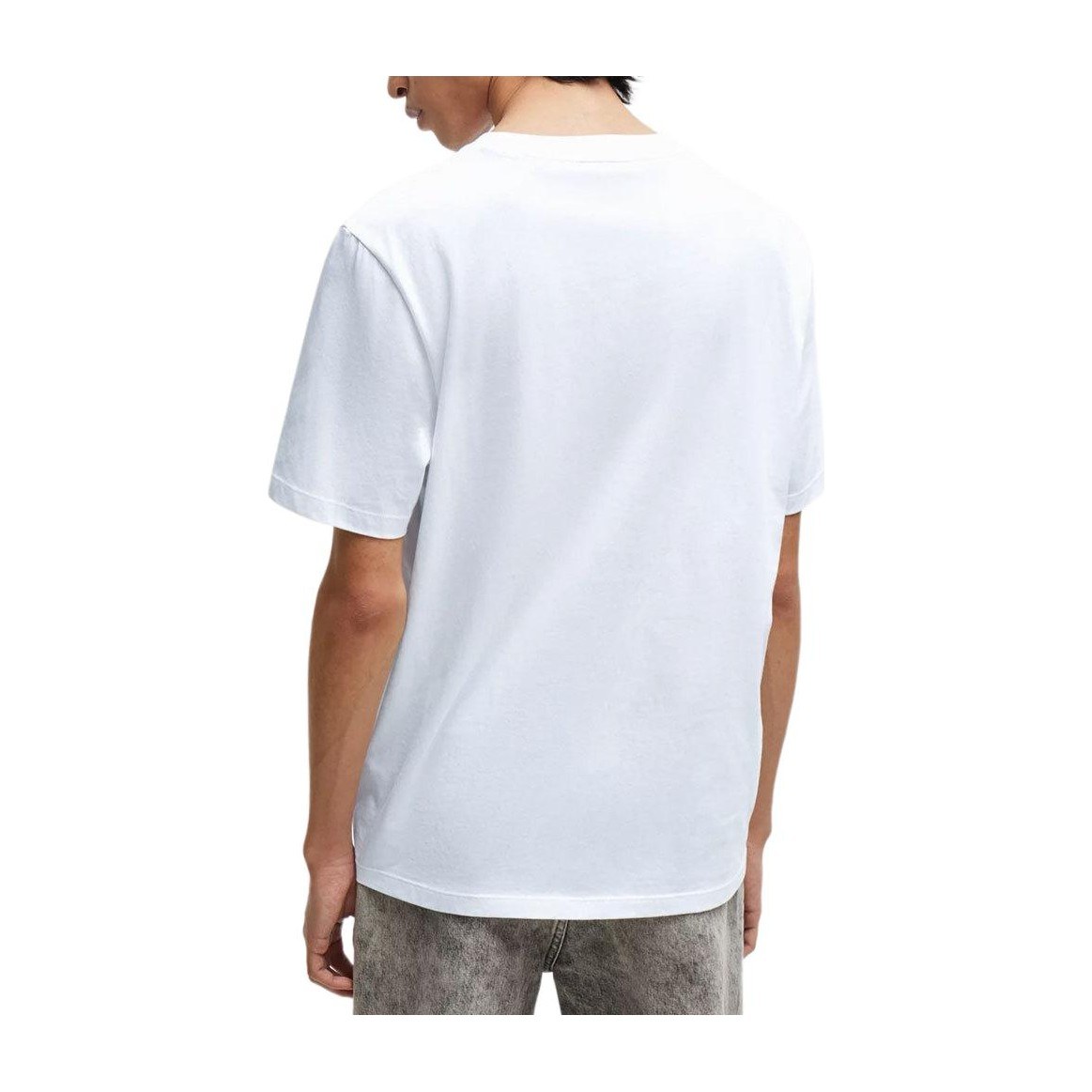 HUGO BOSS Cotton-Jersey T-Shirt With Dog Artwork T