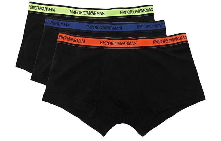 Emporio Armani Boxer Briefs 3-Pack Black