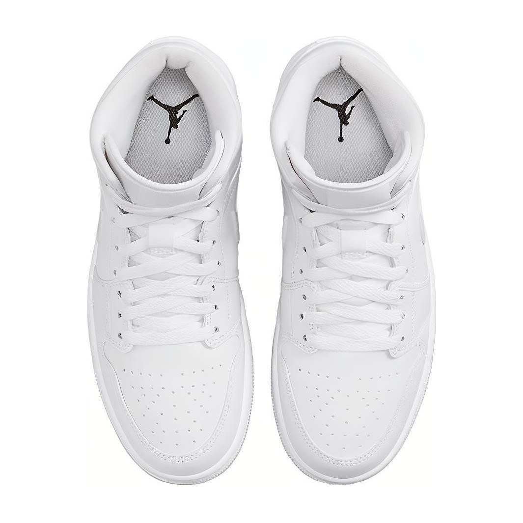 Jordan Air Jordan 1 Mid Triple White