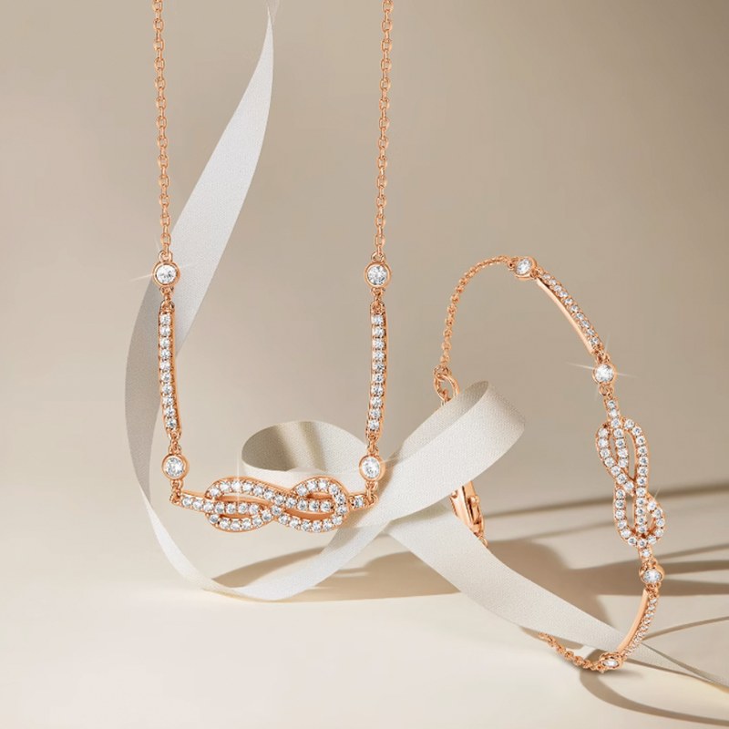 Armani Infinite Love Bracelet Rose Gold
