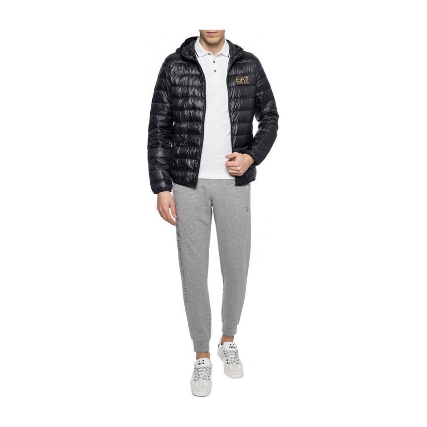 Emporio Armani Quilted Down Jacket Black