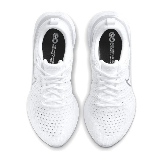 Nike React Infinity Run Flyknit 2 White Silver