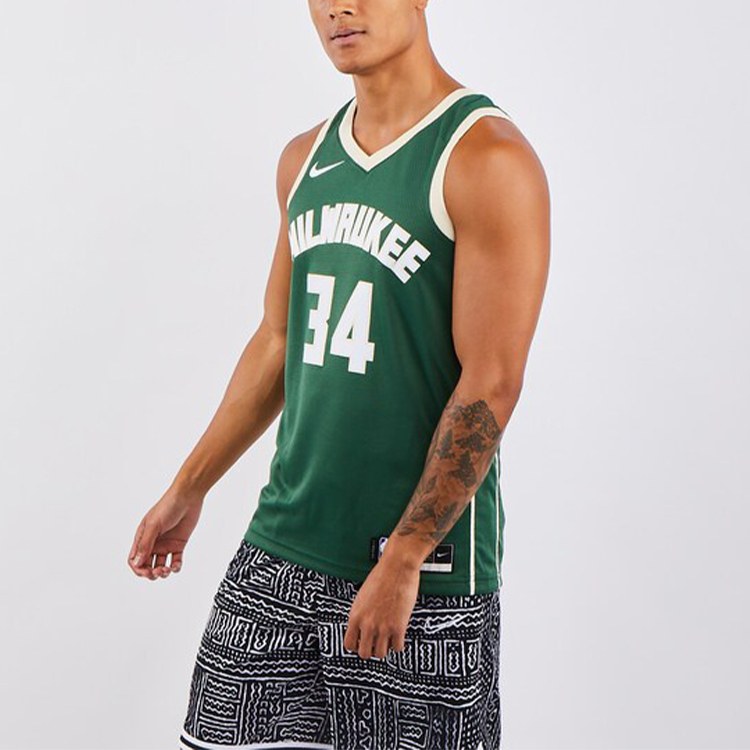 Nike NBA Giannis Antetokounmpo 34 Jersey Green