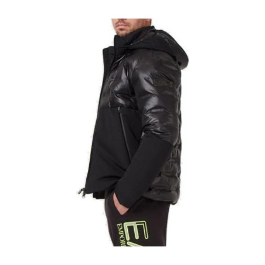 Emporio Armani Hooded Zip Jacket Black