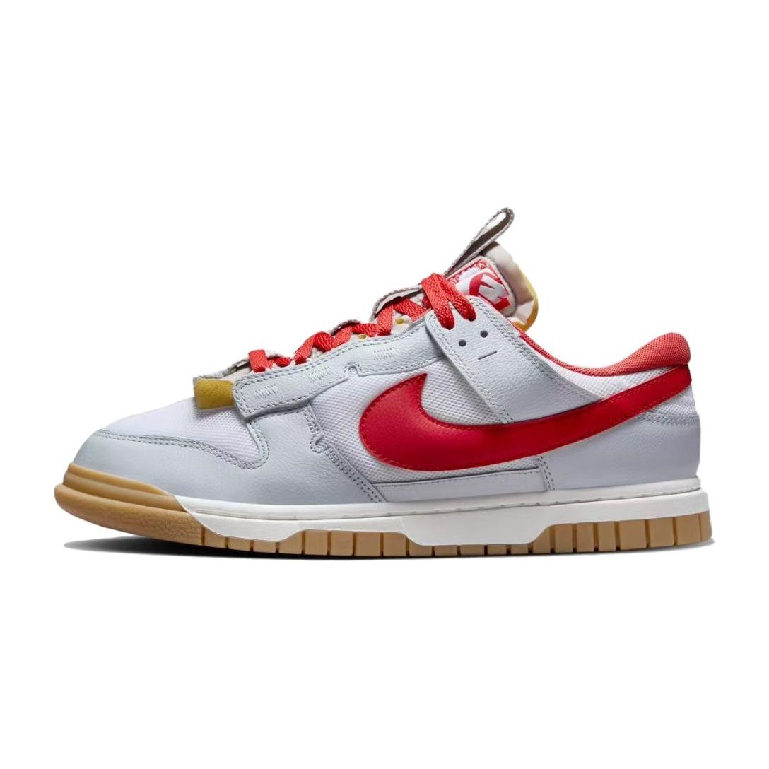 Nike Air Dunk Jumbo Low White Red