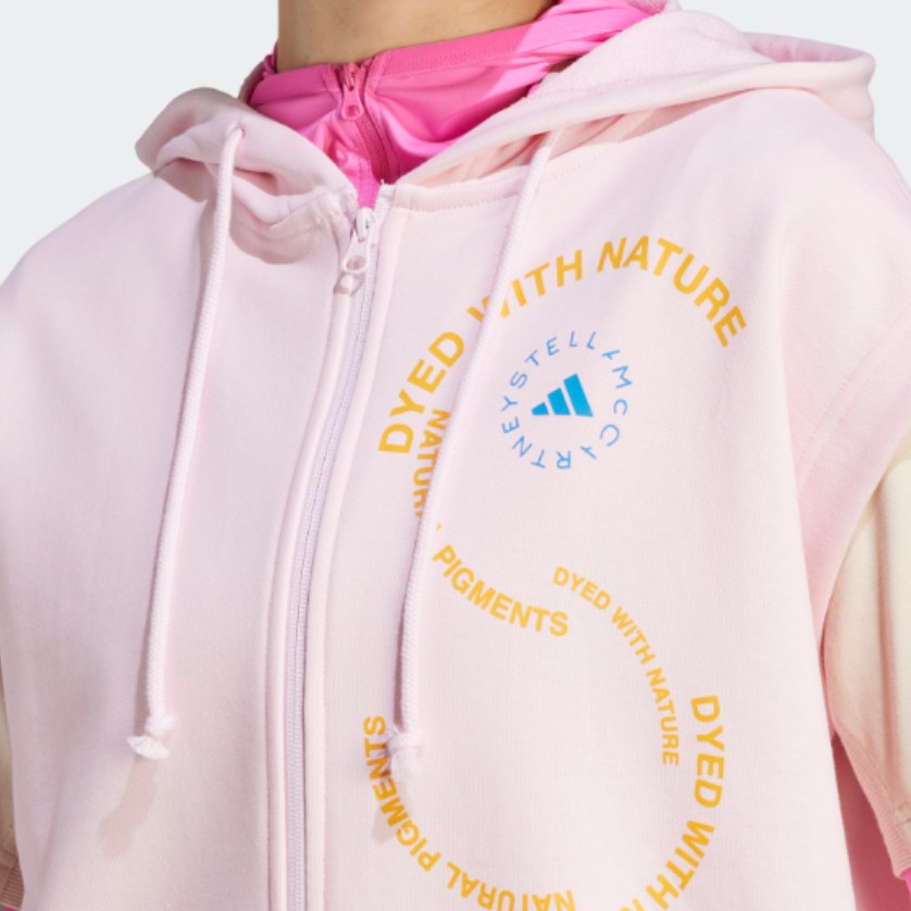 adidas x Stella McCartney Sportswear Sleeveless Hoodie Logo