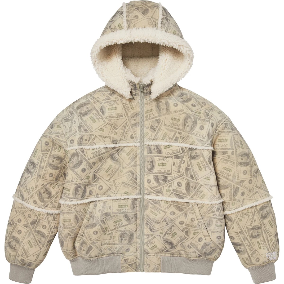 Supreme MM6 Maison Margiela SS26 WEEK4 Hooded Shearling Bomber Jacket