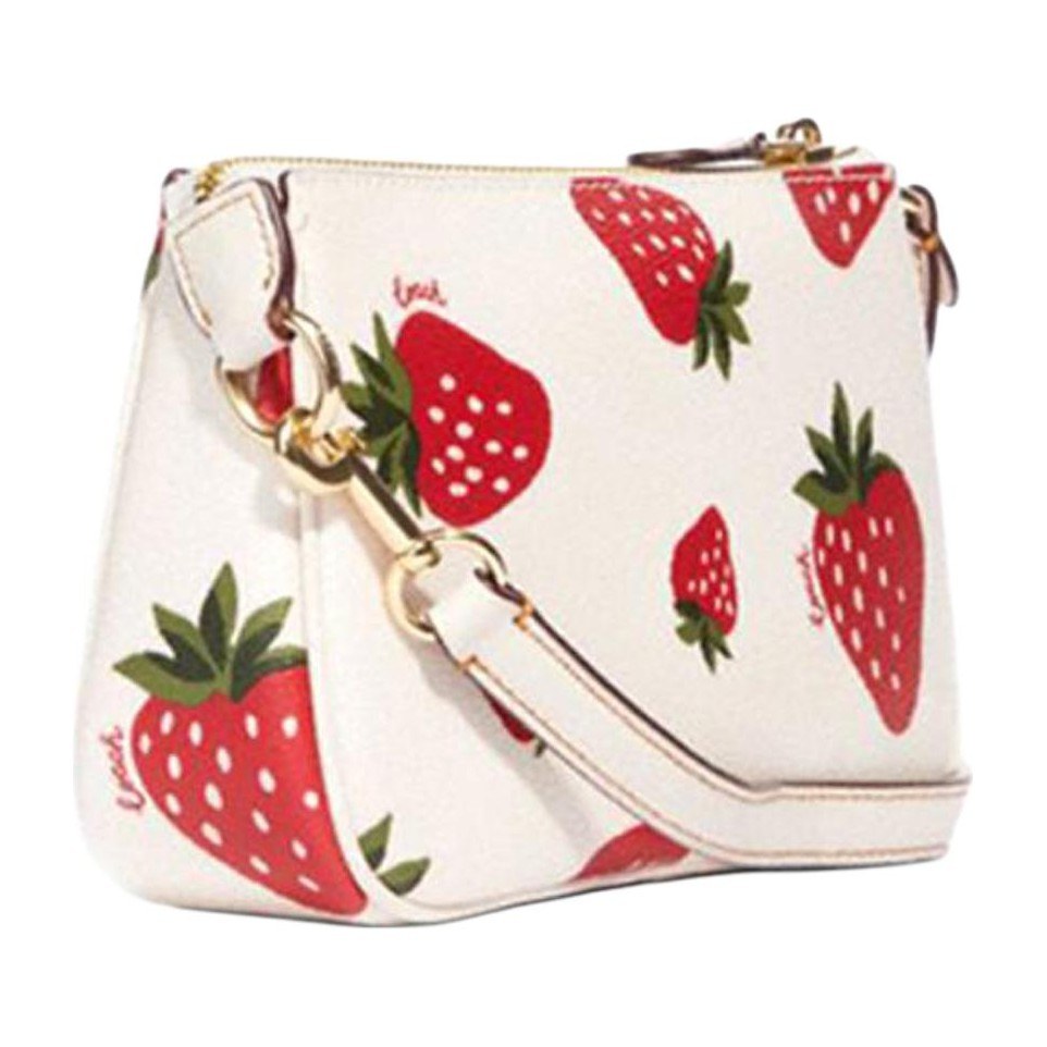 COACH Nolita 19 Strawberry Print