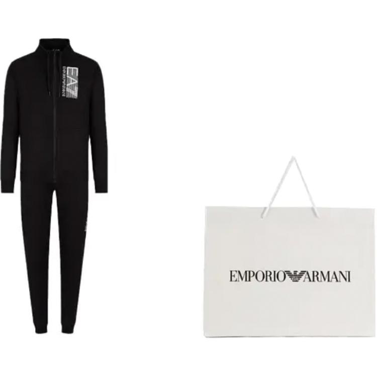 Emporio Armani EA7 FW22 Black Tracksuit