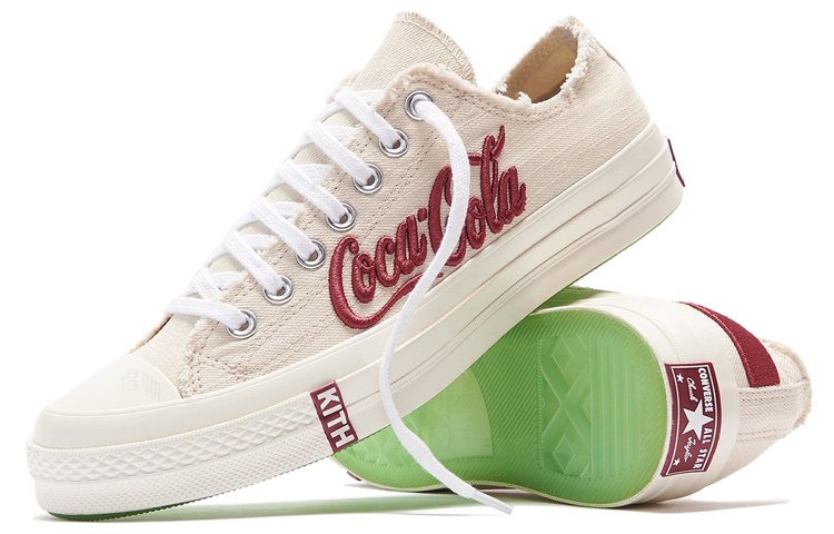KITH x Converse Chuck Taylor All Star Low Beige Red