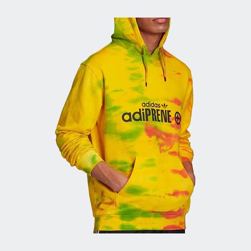 adidas Originals Tie-Dye Hoodie Yellow