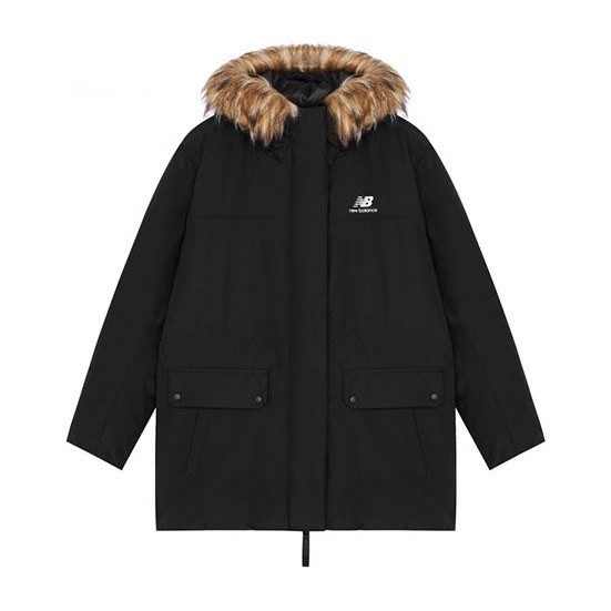 New Balance Logo Hooded Down Jacket