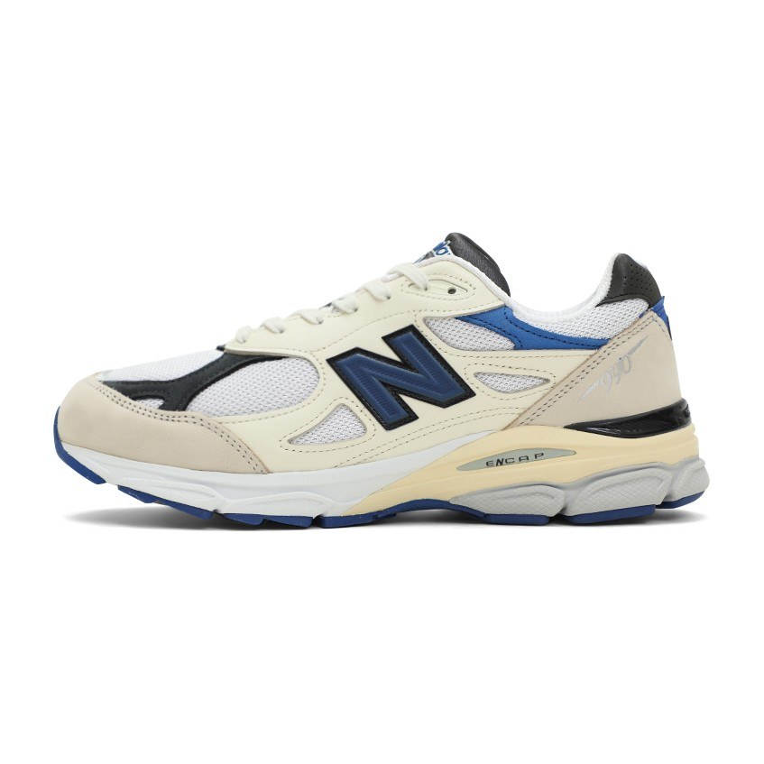 New Balance 990 V3 White Blue