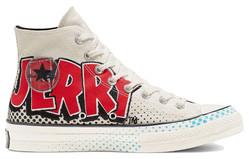 Converse Chuck Taylor All Star 1970s Tom & Jerry White Brown Red