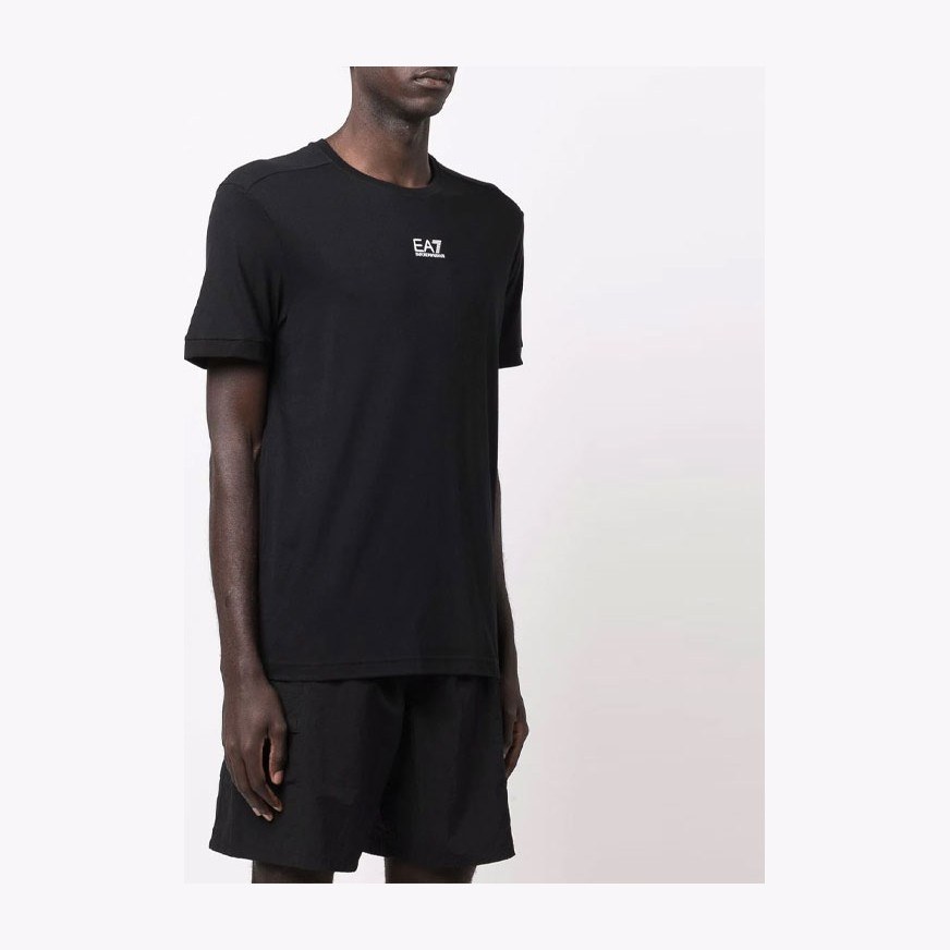 Emporio Armani FW21 Logo T-Shirt Black