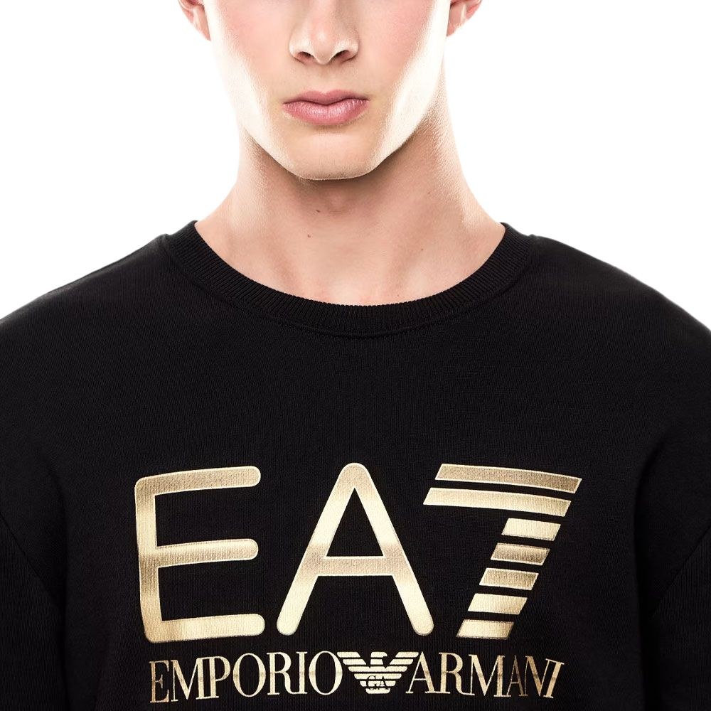 Emporio Armani EA7 Oversized Logo Crewneck Sweatshirt